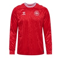 Camiseta Dinamarca Primera Equipación Replica Eurocopa 2024 mangas largas